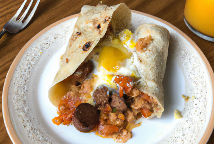Sausage Breakfast Burrito Recipe - Santa Recipes