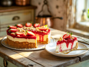 Strawberry Shortcake Cheesecake Recipe
