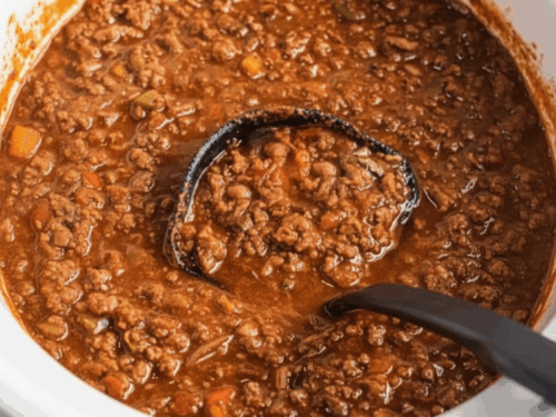 Slow Cooker No Bean Chili Recipe