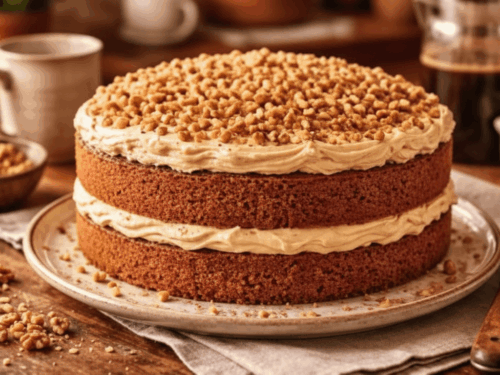 Hairy Bikers Coffee And Walnut Cake Recipe