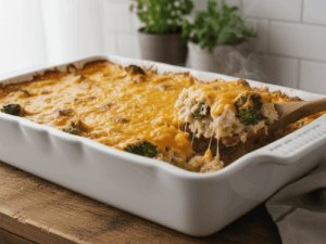 Joanna Gaines Broccoli Rice Casserole Recipe
