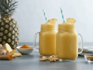Pineapple Ginger Turmeric Smoothie Recipe