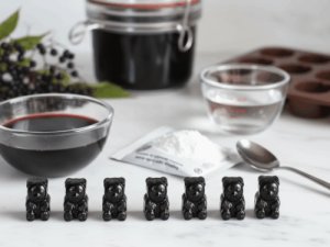 Homemade Elderberry Gummies Recipe