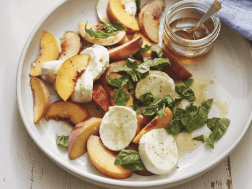 Joanna Gaines Peach Caprese Salad Recipe