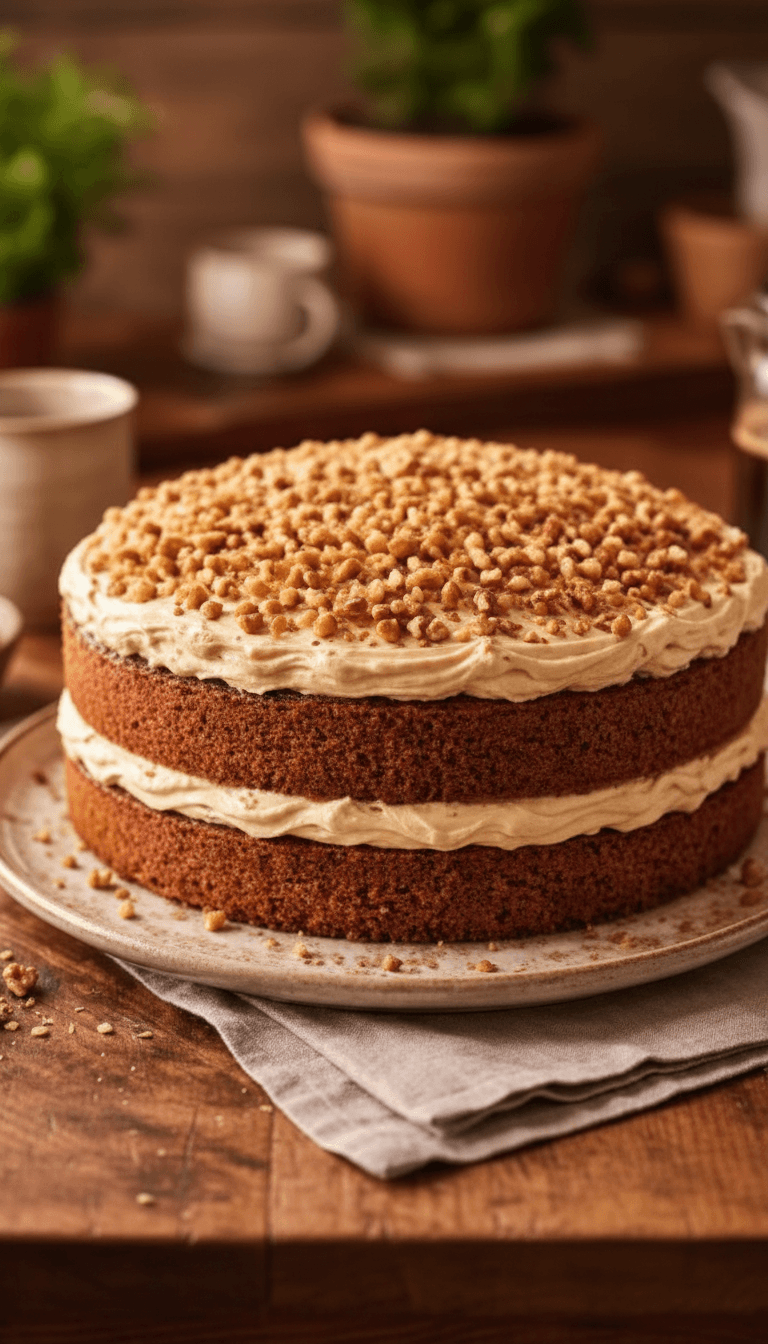 Hairy Bikers Coffee And Walnut Cake
