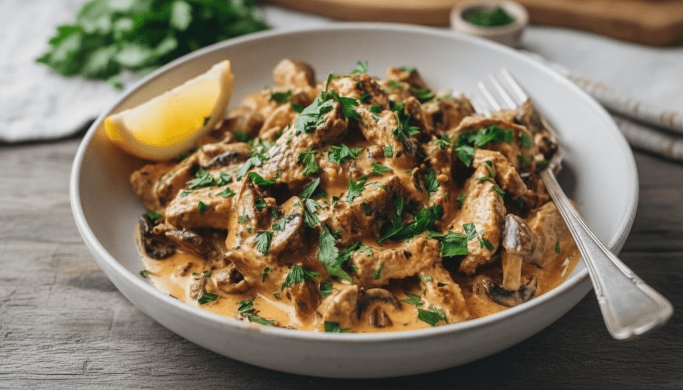 Hairy Bikers Pork Stroganoff Recipe
