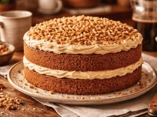 Hairy Bikers Coffee And Walnut Cake Recipe