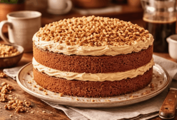 Hairy Bikers Coffee And Walnut Cake Recipe