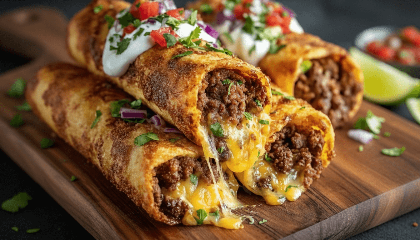 Crispy Keto Beef Taquitos Recipe