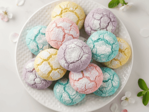 Springtime Crinkle Cookies Recipe