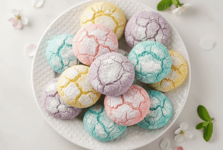 Springtime Crinkle Cookies Recipe