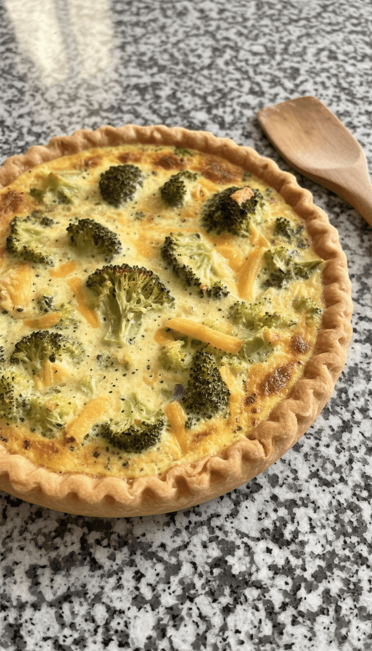 Joanna Gaines Broccoli Cheddar Quiche
