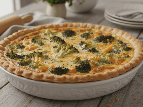 Joanna Gaines Broccoli Cheddar Quiche Recipe