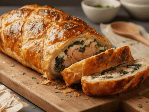 Hairy Bikers Salmon And Spinach En Croute Recipe