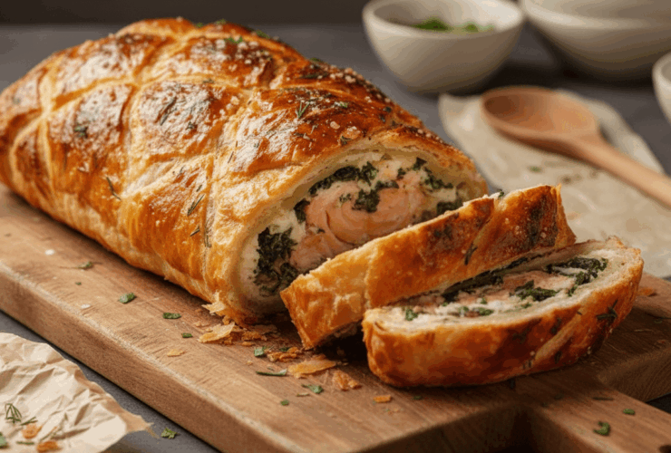 Hairy Bikers Salmon And Spinach En Croute Recipe