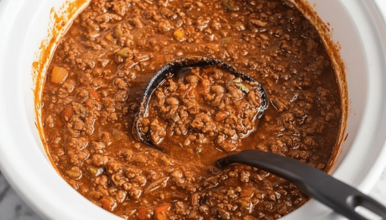 Slow Cooker No Bean Chili Recipe