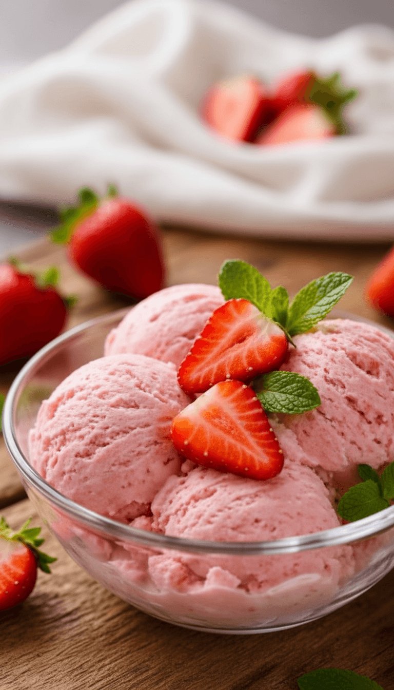 Mary Berry Strawberry Ice Cream