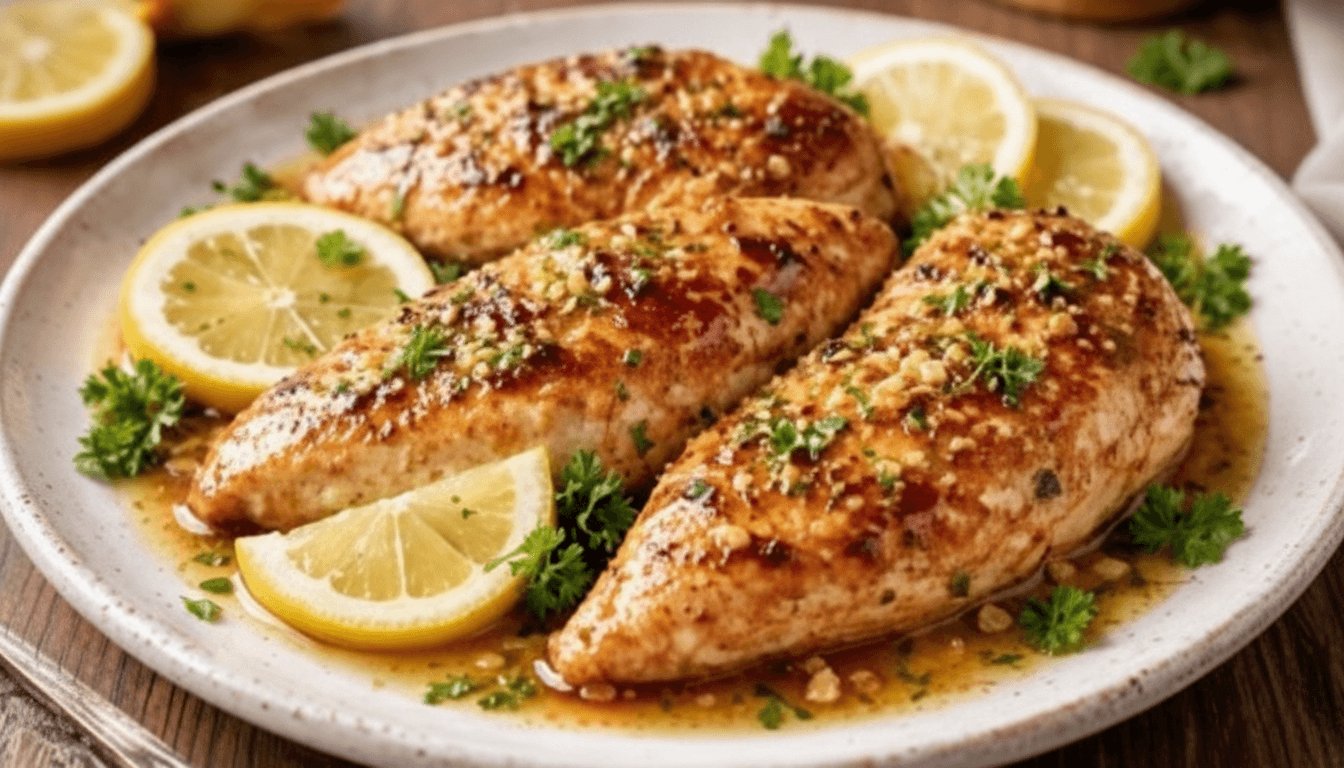 Lemon Garlic Chicken Longhorn Recipe