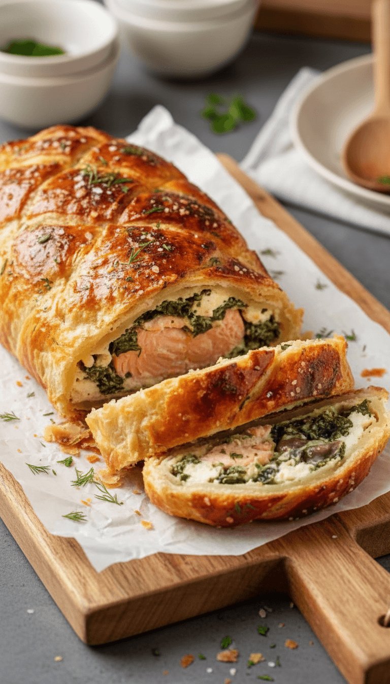 Hairy Bikers Salmon And Spinach En Croute
