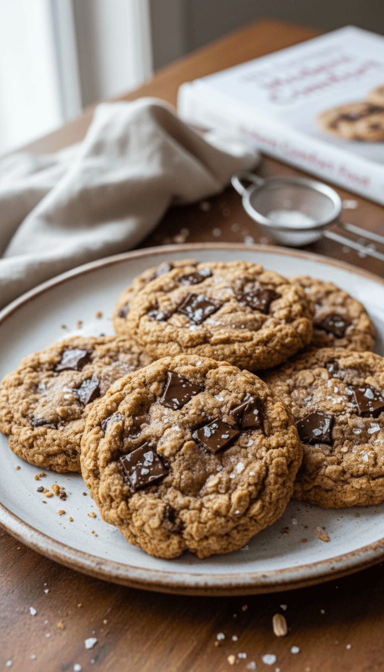 Ina Garten Salty Oatmeal Chocolate Chunk Cookies