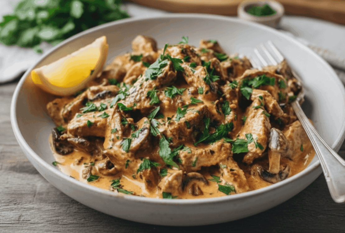 Hairy Bikers Pork Stroganoff Recipe