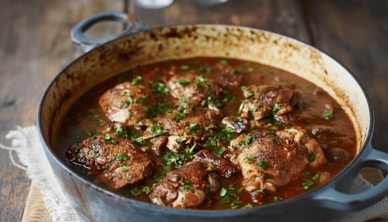 Hairy Bikers Chicken Chasseur Recipe