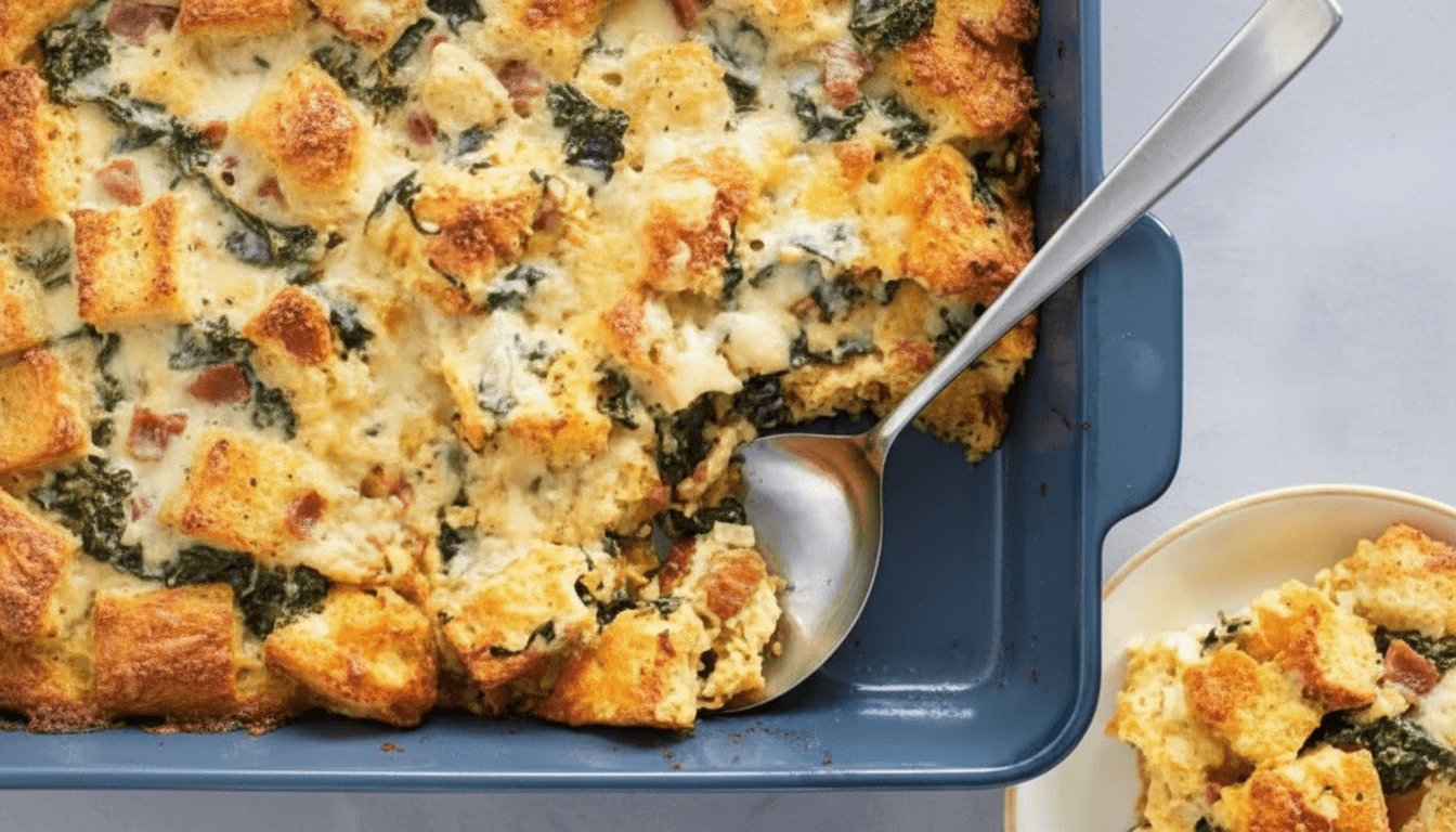 Joanna Gaines Kale And Bacon Casserole Recipe