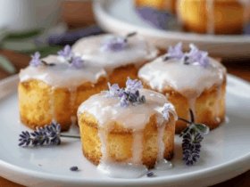Mini Lemon Cakes With Lavender Glaze Recipe