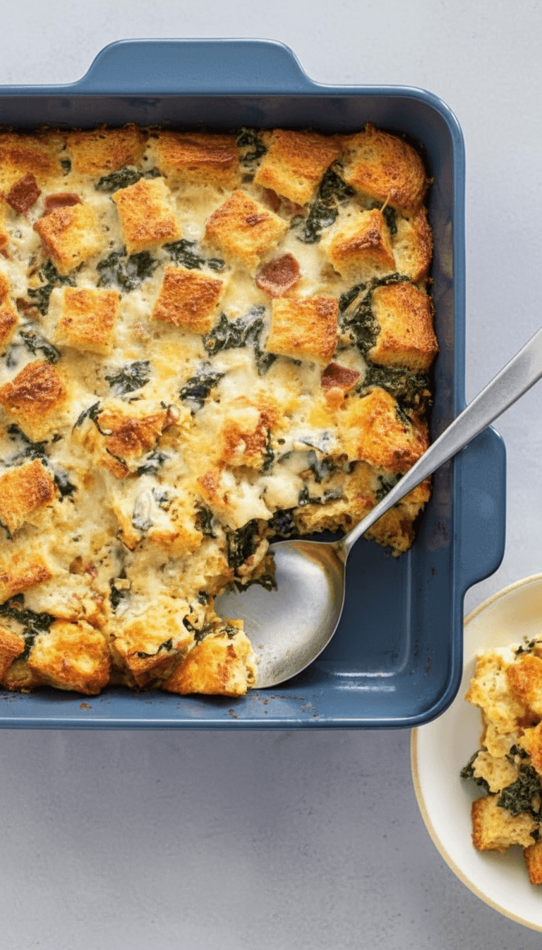 Joanna Gaines Kale And Bacon Casserole