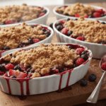 Ina Garten Tri Berry Crumbles Recipe