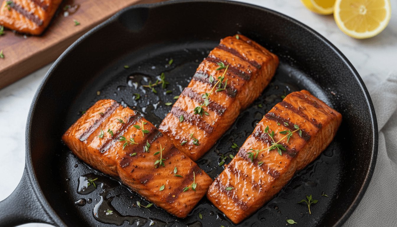 Glazed Grilled Salmon Recipe