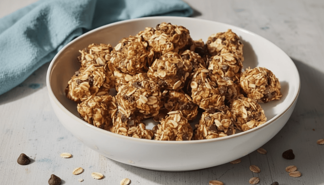 Peanut Butter Oatmeal Chocolate Chip Energy Bites Recipe