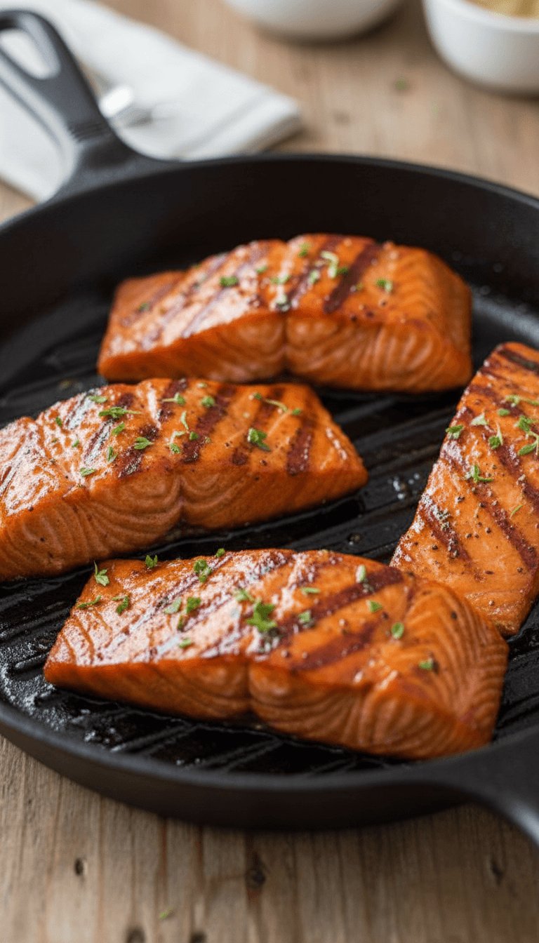 Glazed Grilled Salmon