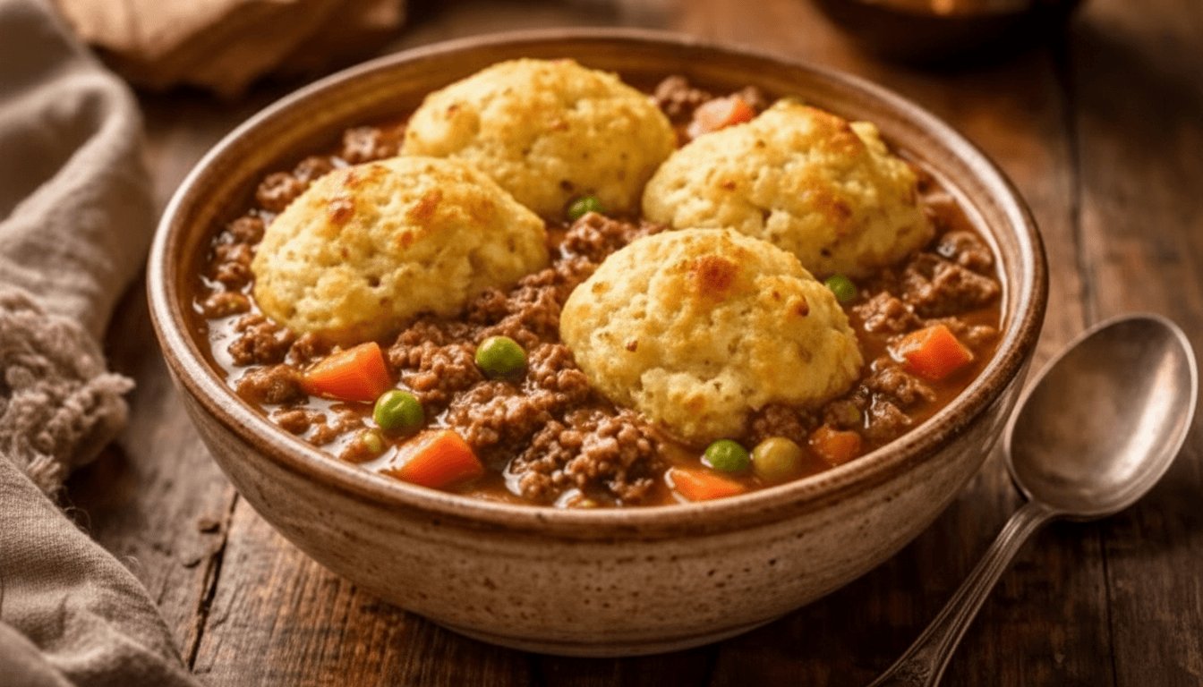 Hairy Bikers Mince And Dumplings Recipe
