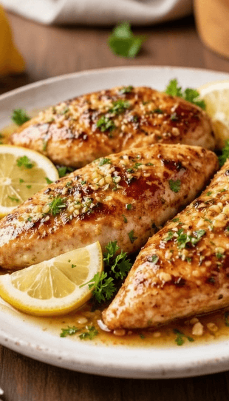 Lemon Garlic Chicken Longhorn