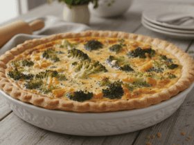 Joanna Gaines Broccoli Cheddar Quiche Recipe
