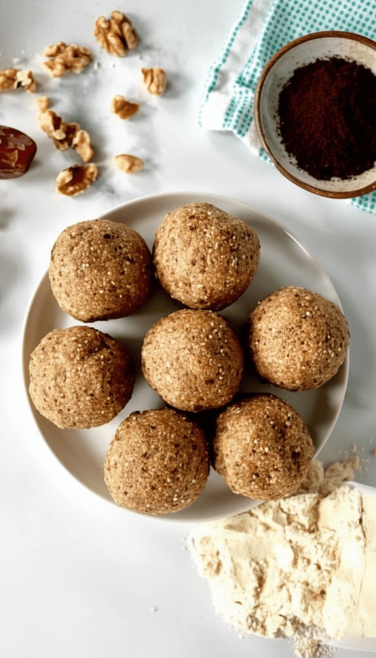 Healthy Coffee Protein Balls