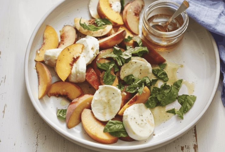 Joanna Gaines Peach Caprese Salad Recipe