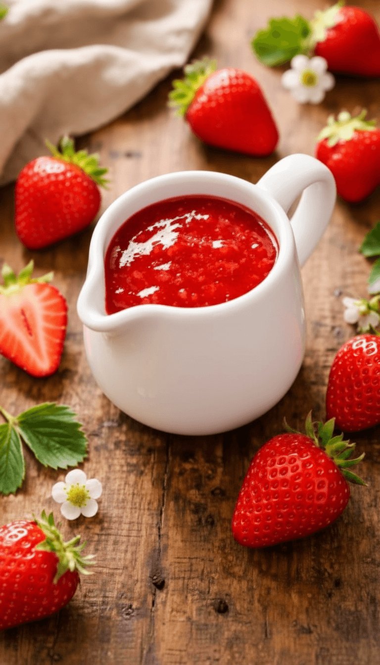 Mary Berry Strawberry Coulis