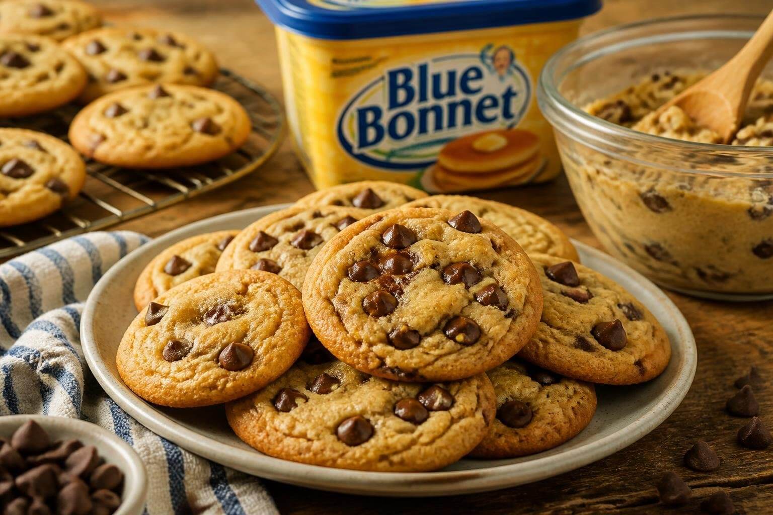 Blue Bonnet Chocolate Chip Cookie Recipe