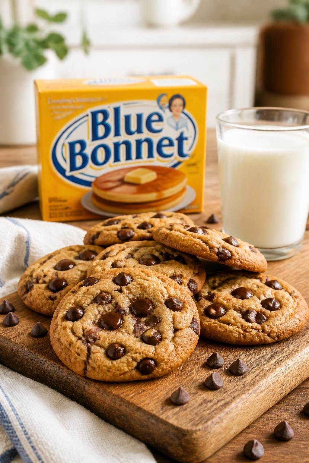 Blue Bonnet Chocolate Chip Cookie