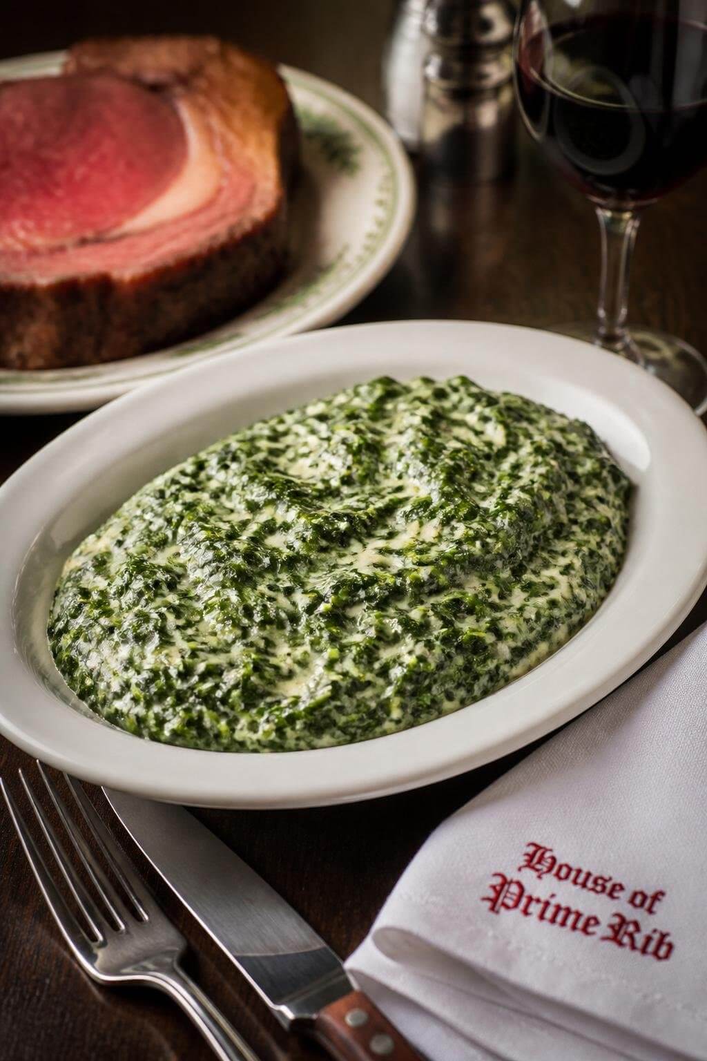 House Of Prime Rib Creamed Spinach