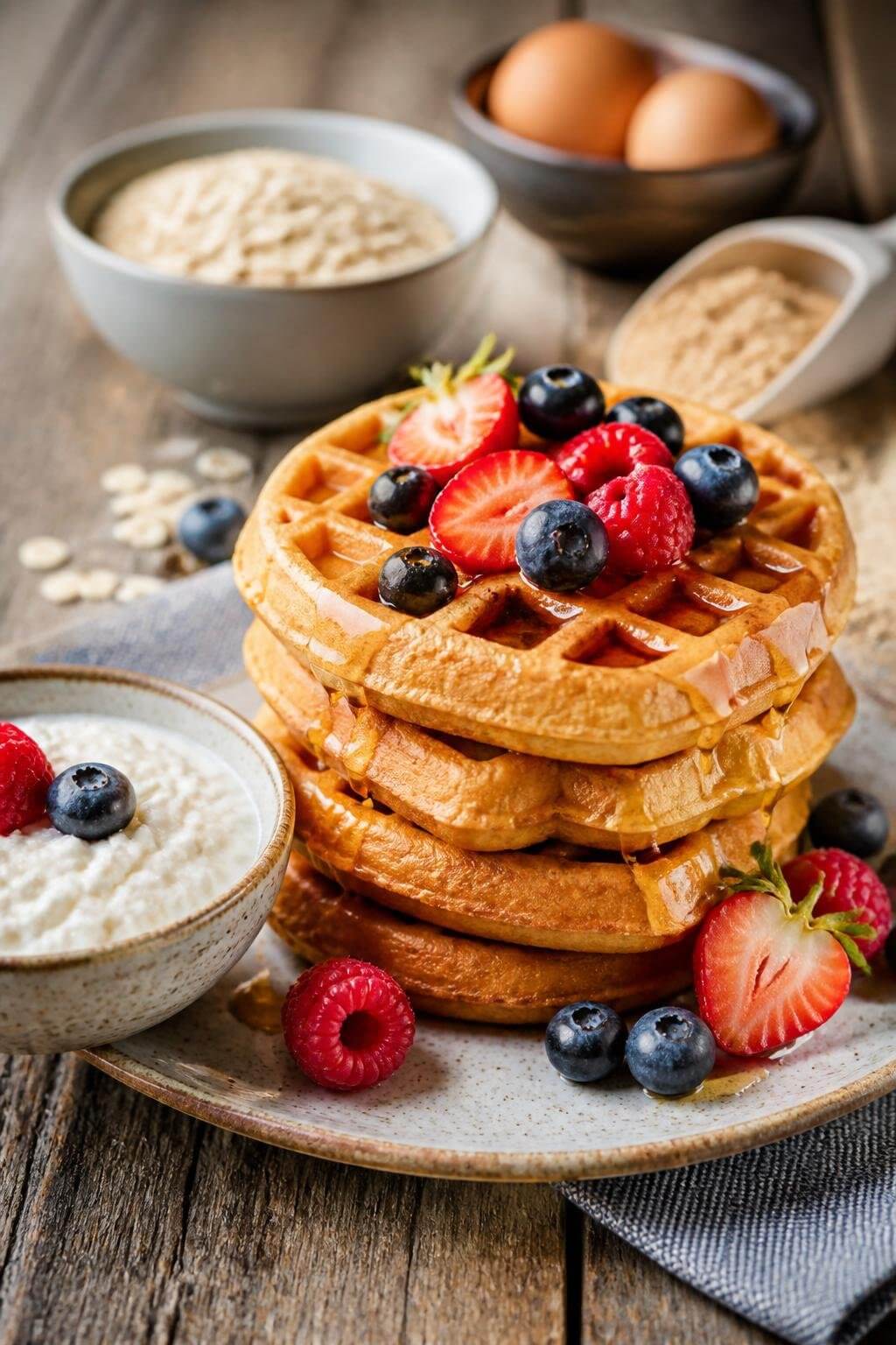 High Protein Waffles
