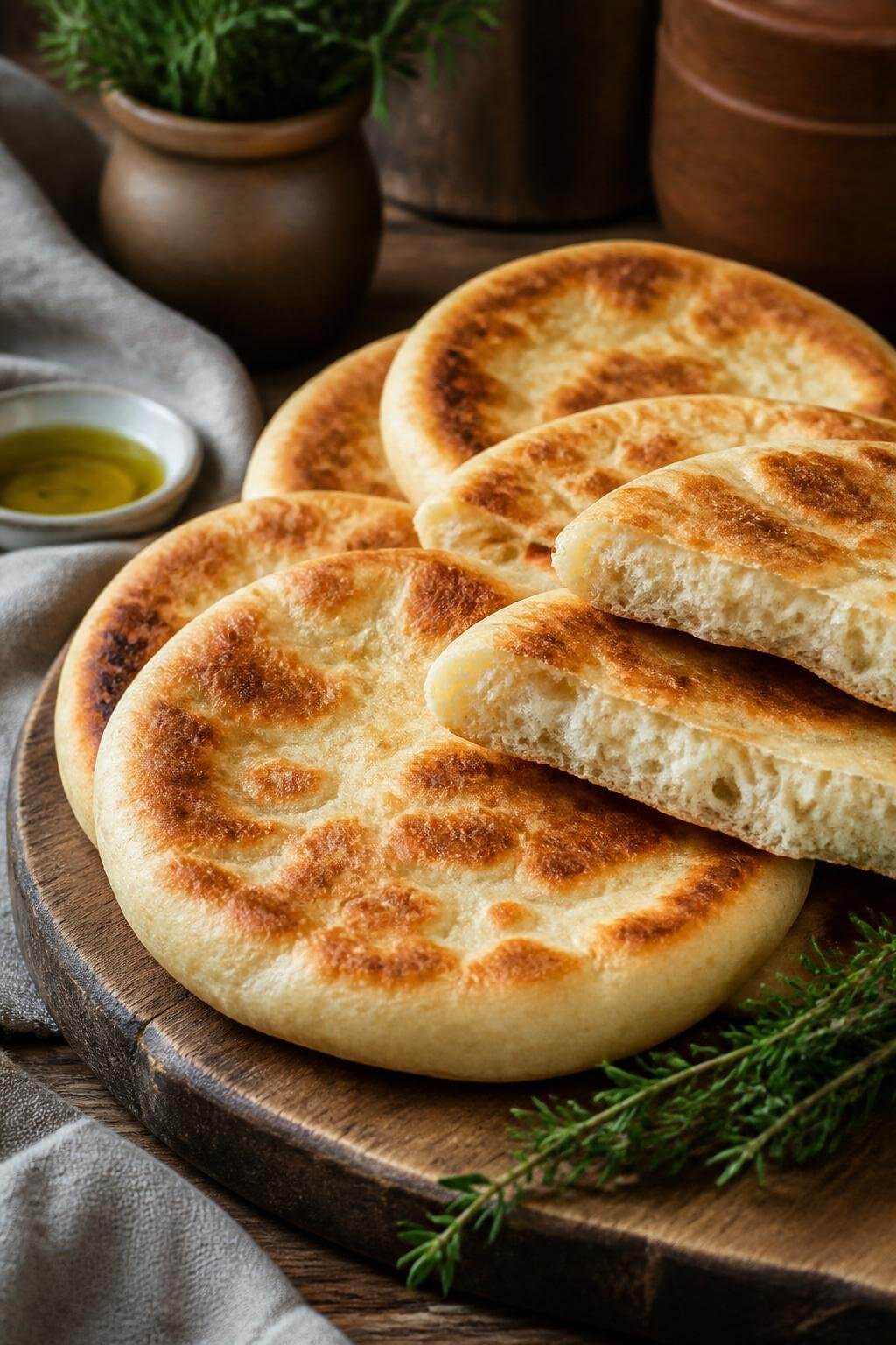 Turkish Bazlama Bread