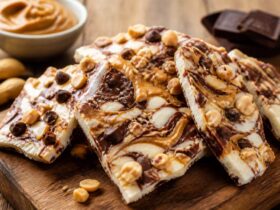 Protein Peanut Butter Chocolate Greek Yogurt Bark Recipe