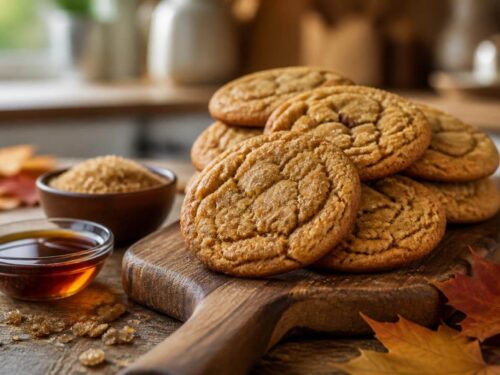Chewy Maple Brown Sugar Cookies Recipe