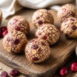 High Protein Cranberry Energy Balls Recipe