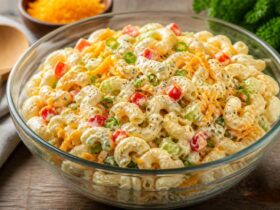 Cheddar Sour Cream Macaroni Salad Recipe